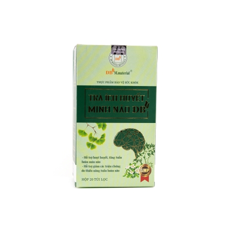 Trà ích huyết minh não ĐB tăng tuần hoàn máu não, hoạt huyết, dưỡng não, hỗ trợ phục hồi tai biến