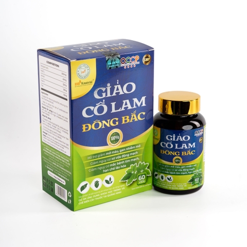 Viên Giảo cổ lam ĐB giảm mỡ máu, ổn định huyết áp