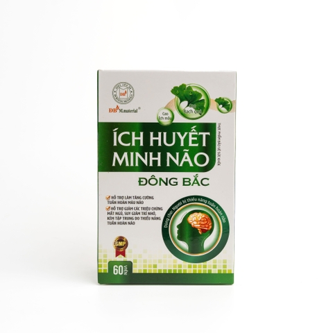 Viên ích huyết minh não - Tăng cường trí nhớ, lưu thông khí huyết giảm tiền đình