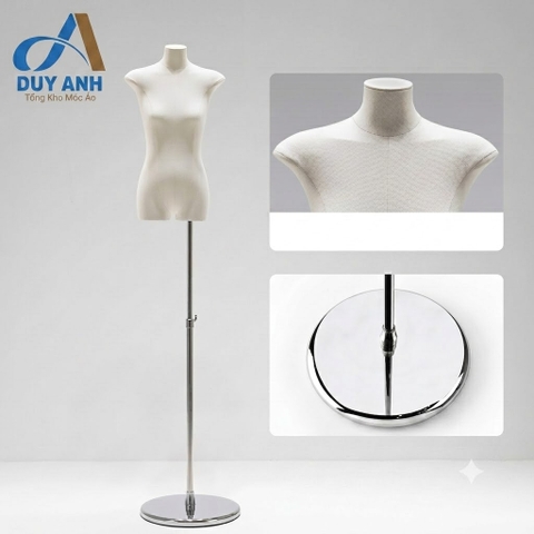 Manneqiun Nữ Nửa Thân - Cốt Lép Nữ - Nhập Khẩu
