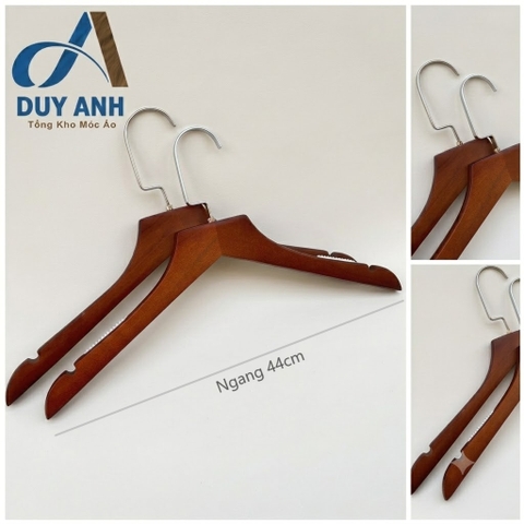 Móc Áo Gỗ Nam Cao Cấp - Nâu Bằng