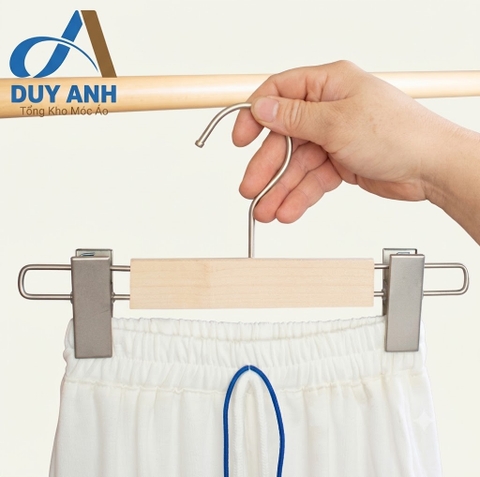 Kẹp Quần Gỗ Trẻ Em - Kẹp Mộc Bạc