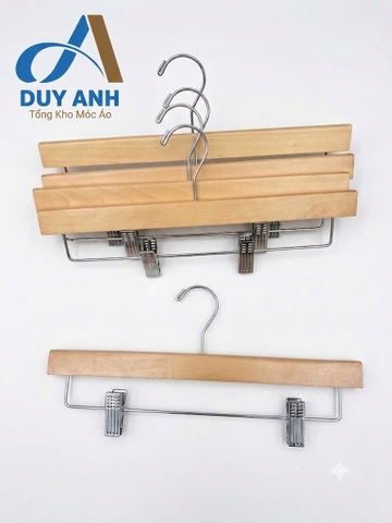 Kẹp Quần Gỗ Ngang Cao Cấp - U Kẹp Sóng