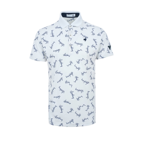 Áo Polo le coq golf Nam LG5FHS11MV-WH00