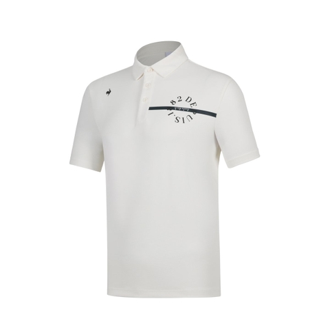 Áo Polo le coq golf Nam GQ121MTS21-WHTE