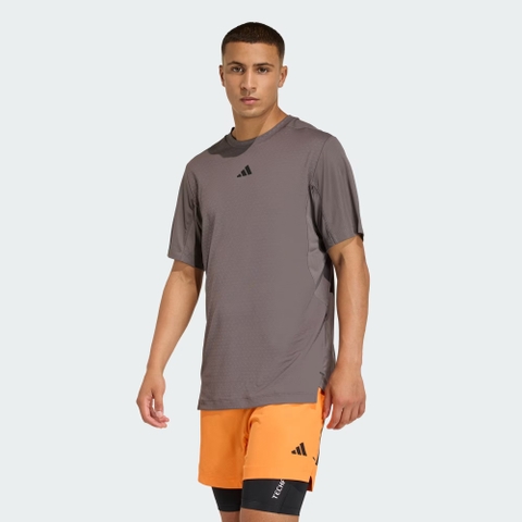 Áo T-shirt tập luyện adidas D4T Primelift 3 sọc Nam - KE9936