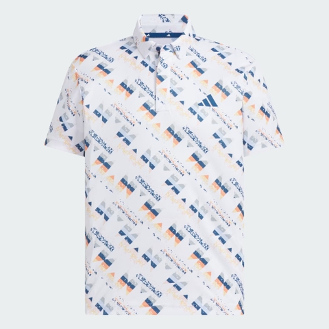 Áo Polo golf adidas AOP Nam - JZ4363