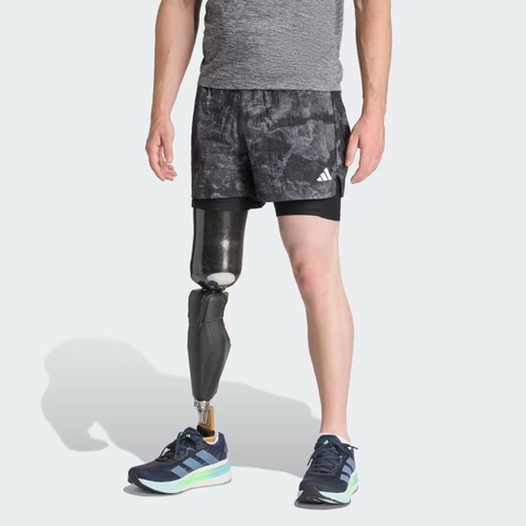 Quần short chạy bộ adidas Own The Run Spray Dye 2 trong 1 Nam - JN9680