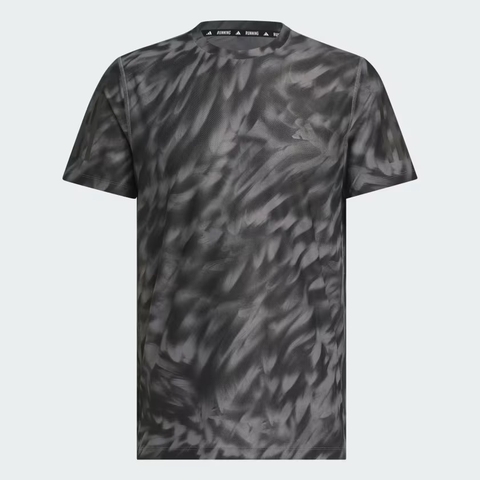 Áo T-shirt chạy bộ adidas Own the Run Allover Nam - JZ5476