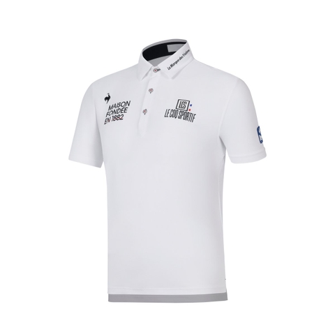 Áo Polo le coq golf Nam LG5SHS13MV-WH00