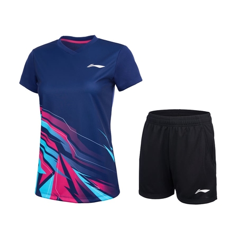 Bộ quần áo cầu lông Li-Ning Nữ P-AATV014-3V