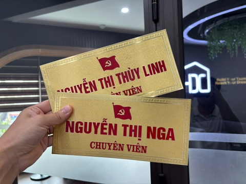 Mặt Biển Chức Danh Đồng 0,2mm