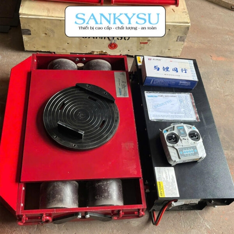 Con rùa chuyển hàng chạy điện SANKYSU 40 tấn
