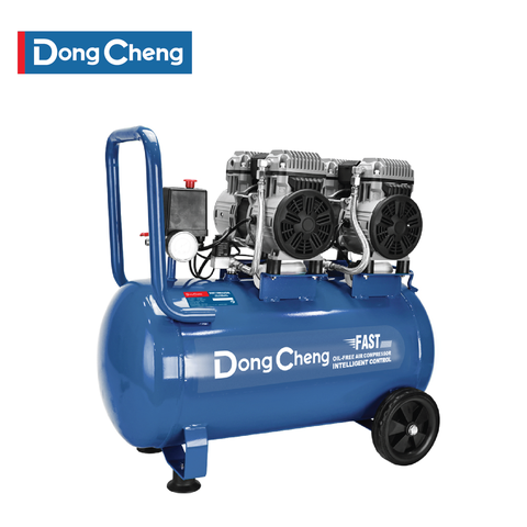 Máy Nén Khí Sạch DongCheng DQE1200x2/50L 2400W 8 Bar Bình 50L Lưu Lượng 150L/Phút