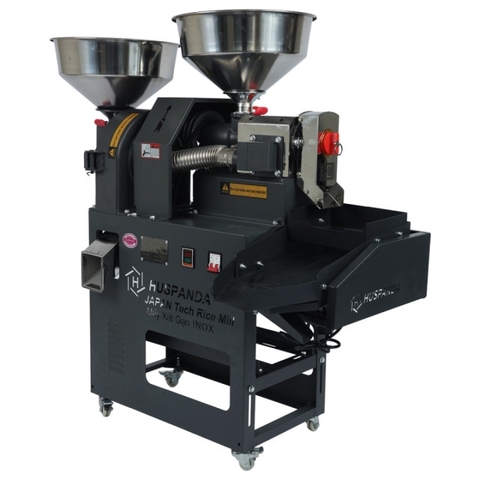 Khung, cối xát nghiền gạo Huspanda HNF680I (Không Motor - Không sàng lọc sạn rung) Cối xát nghiền Inox