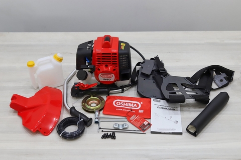 Máy cắt cỏ OSHIMA 568D 2.3kW Đỏ-đen 2 thì (rời, chết)