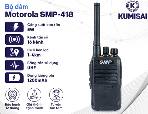 Máy bộ đàm liên lạc Motorola SMP-418