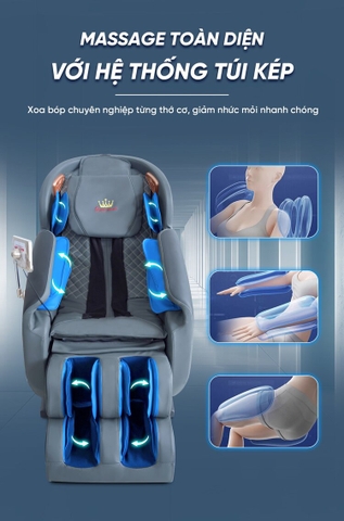 Ghế massage Queen Crown QE 455