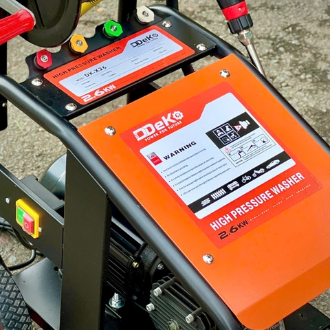 Máy rửa xe công nghiệp 2.6Kw DDeko DK-X26 (xe đẩy & rulo cuôn dây)