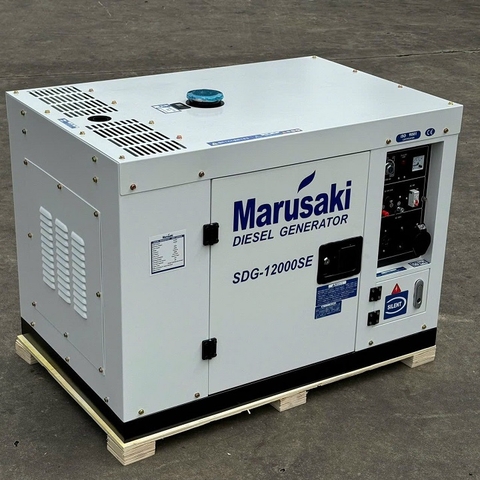 Máy Phát Điện Chạy Dầu 8.6Kw Marusaki SDG-12000SE 220V