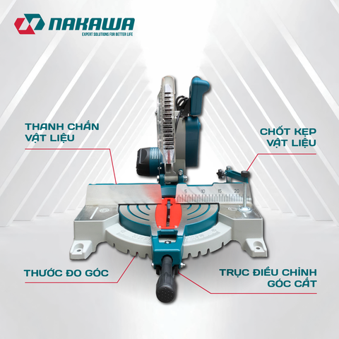 Máy cắt nhôm curoa NAKAWA NK-MS255A
