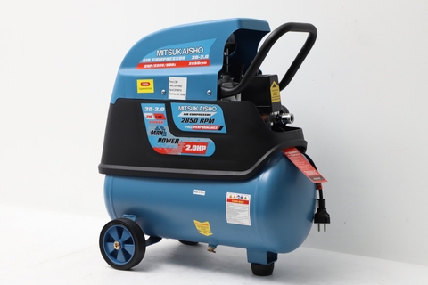 Máy nén khí Mitsukaisho 30-2.0 2.0HP Xanh đậm Điện 1 pha (có dầu, nhanh, dây đồng)