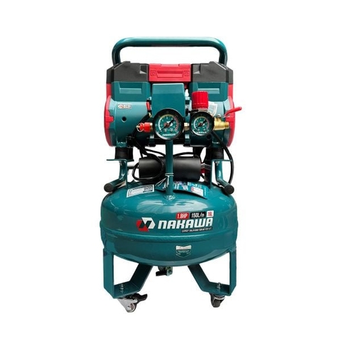 Máy nén khí không dầu, tốc nhanh, siêu êm NAKAWA NK-18H16T - 16 lít