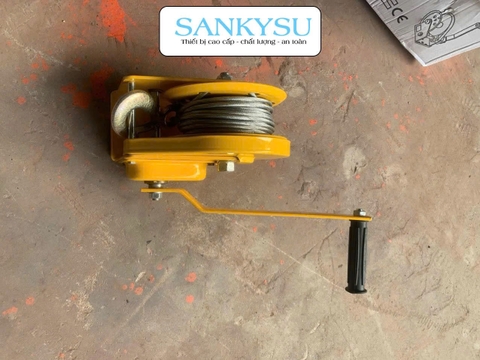 Tời quay tay SANKYSU 1800LBS PRO 817kg 20m