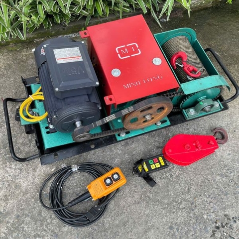 Máy Tời Điện Xây Dựng Tốc Nhanh Minh Long 50m/p