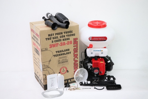 Máy phun thuốc trừ sâu, côn trùng động cơ MITSUKAISHO 3WF-3A-26 41.5cc /2.13kW Đỏ 2 thì (3 chức năng)