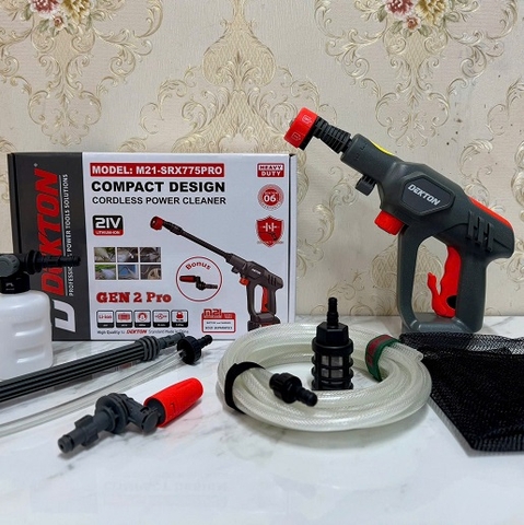 Thân máy rửa xe dùng pin 21V Dekton M21-SRX775PRO