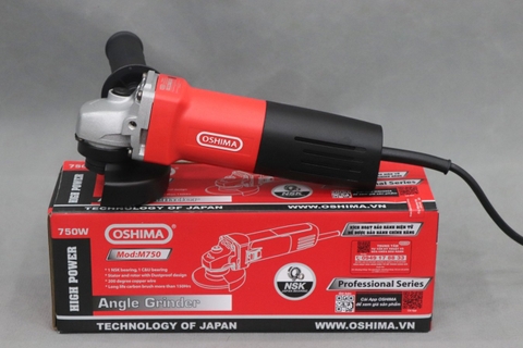 Máy mài góc Oshima M750 750W Đỏ Điện 1 pha