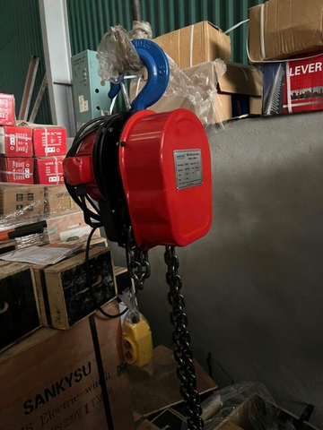 Pa lăng xích điện SANKYSU DHS10T 5m 6000kg