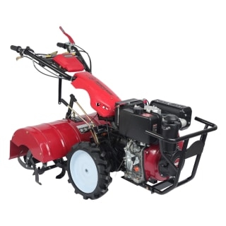 Máy xới đất 2 cầu sau Huspanda HCS186DE (Động cơ dầu 186F)