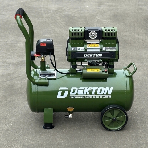 Máy nén khí không dầu 25L 1.1HP Dekton DK-AC2925XPRO
