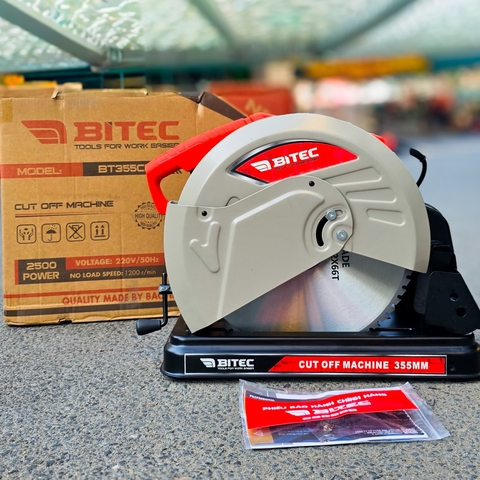Máy cắt sắt ( có chổi than) BITEC BT355CB 2500W