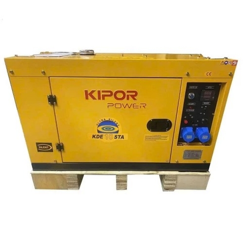 Máy Phát Điện Chạy Dầu 7KW KIPOR KDE10STA – Khởi Động Đề
