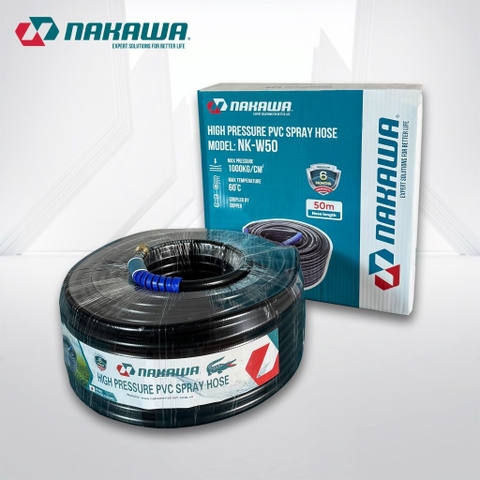 Dây phun áp lực cao NAKAWA NK-W (các kích thước 10, 15, 20, 50m)