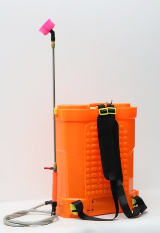 Máy phun thuốc trừ sâu, côn trùng điện HANKIL 20DP- ắc quy Cam Bình ắc quy 12V12Ah