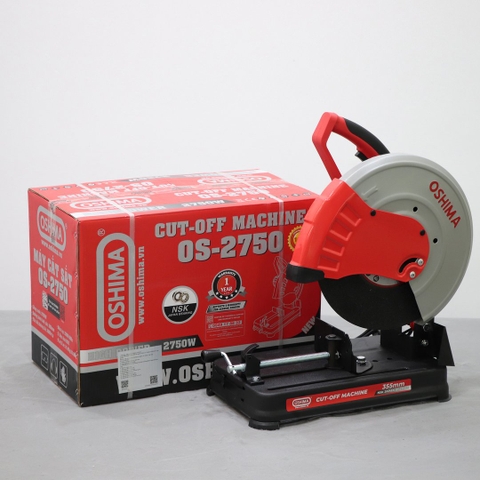Máy cắt sắt OSHIMA OS-2750 2.75kW Đỏ-đen Điện 1 pha
