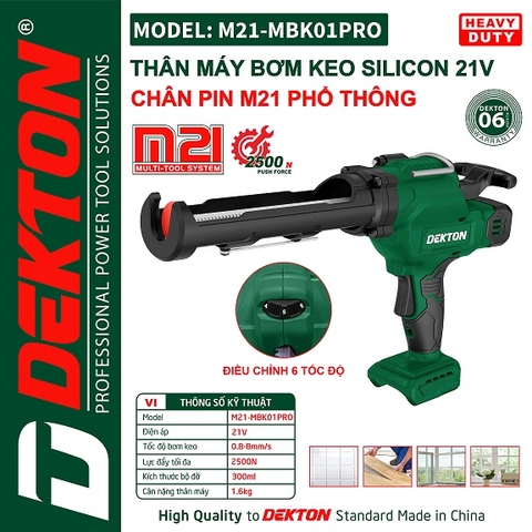 Máy Bơm Keo Silicon Dekton M21-MBK01PRO