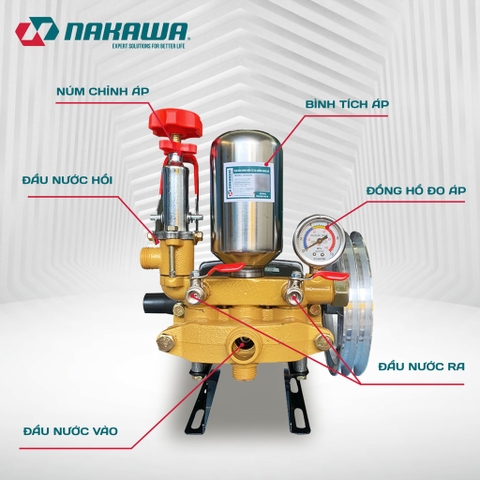 Đầu phun áp lực NAKAWA NK2238H (1.5 – 2.0HP)