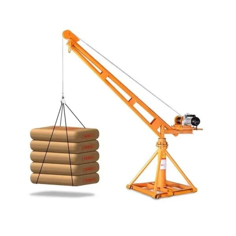 COMBO Khung Cẩu Xoay 360° + Máy Tời 200kg