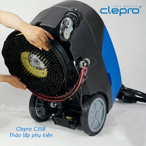 Máy chà sàn liên hợp CLEPRO C35B (Dùng ắc quy)
