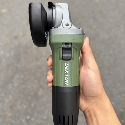 Máy mài tay ngắn công tắc trượt Dekton DK-AG800X 800W đường kính đá cắt 100mm