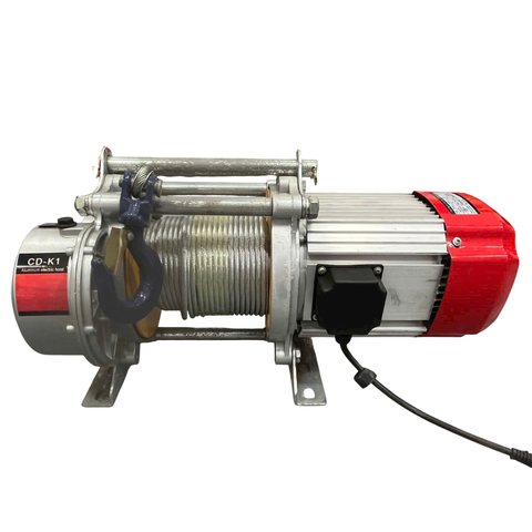 Tời nâng vỏ nhôm CD-K1 tốc nhanh 30m/s (220V) 200-400-30m