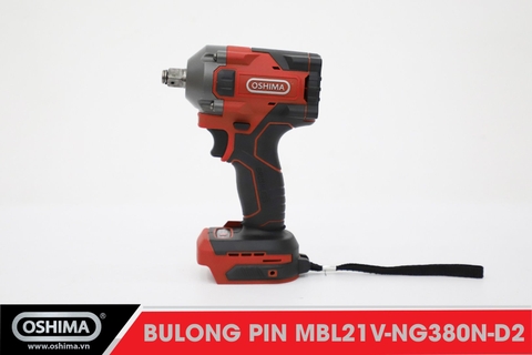 Mở bu lông pin lithium Oshima MBL21V-NG380N-D2 (Thân máy)