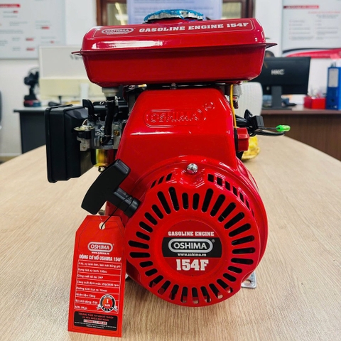 Động cơ nổ OSHIMA 154F 3.0HP Đỏ-đen
