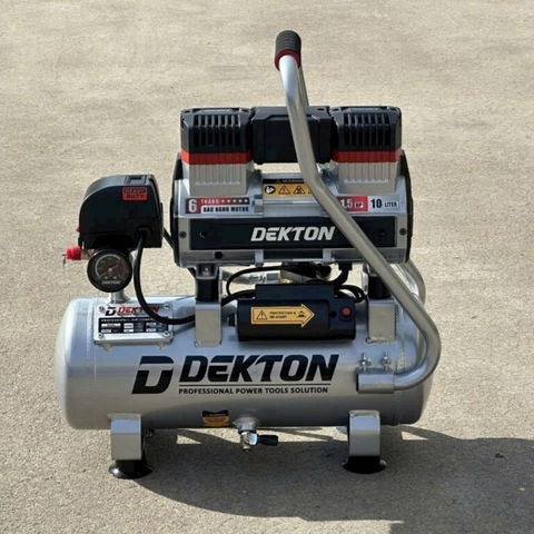 Máy nén khí không dầu 10L 1.5HP Dekton DK-AC2910PROMAX (bình nhôm)