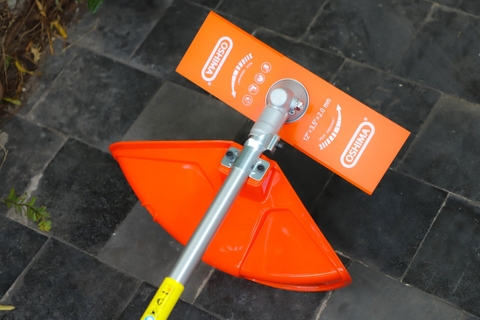 Máy cắt cỏ Oshima 226 850W Cam-xám 2 thì (rời, chết)